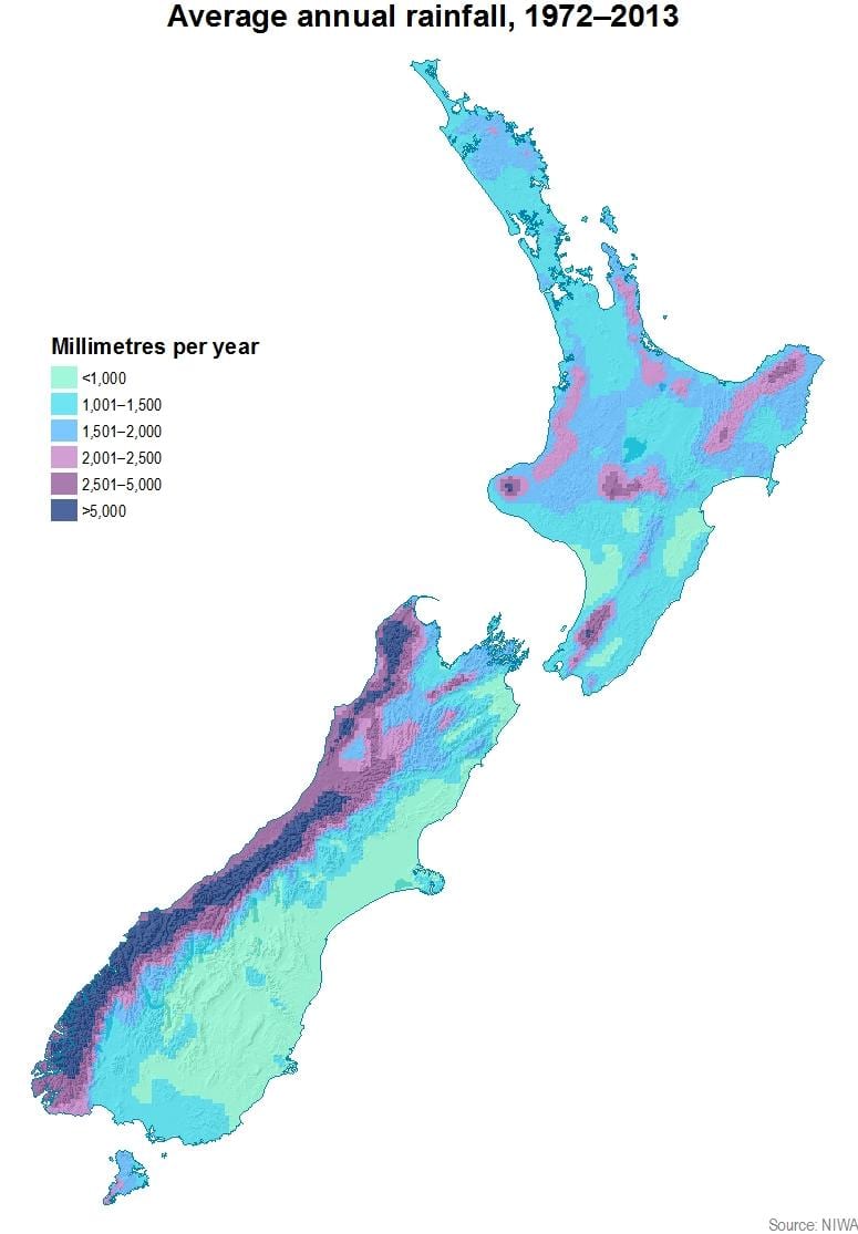 nova celandia choivas mapa