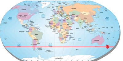 Mapa de nova celandia latitude